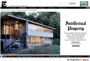 Bel titolo per un articolo su una casa di americani upper middle class che leggono tanti libri (oh che bello!)