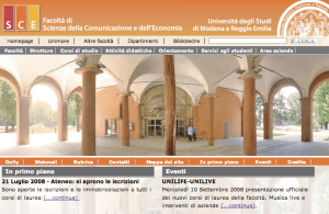SCE UNIMORE > Homepage