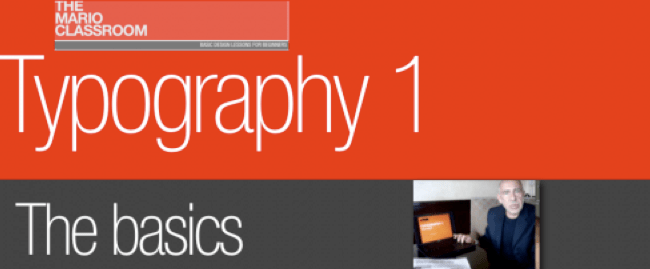 Mario Garcia > Typography 1 (video)