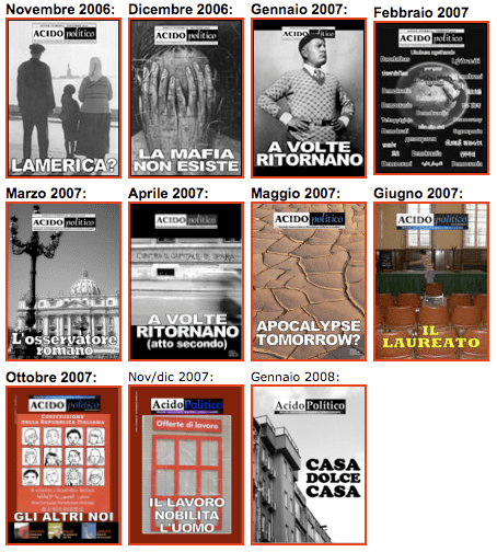 Acido Politico > copertine