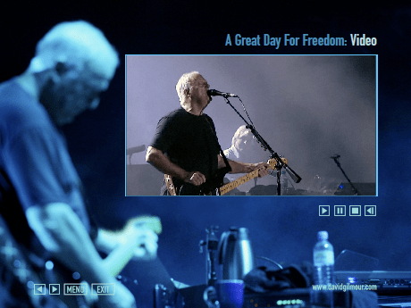 David Gilmour 2008 > A Great Day For Freedom David Gilmour 2008 > A Great Day For Freedom