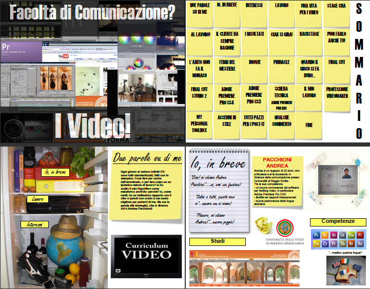 Andrea Pacchioni, Facoltà di comunicazione? I video!, 2008, p. 1-4