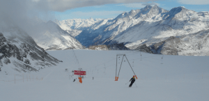 Plateau Rosa > verso Trockener (1.11.2008)