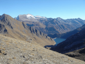 Il lago di Morasco dal Passo del Gries