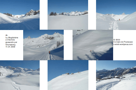 E-card > Da La Magdeleine a Chamois passando per Champlong