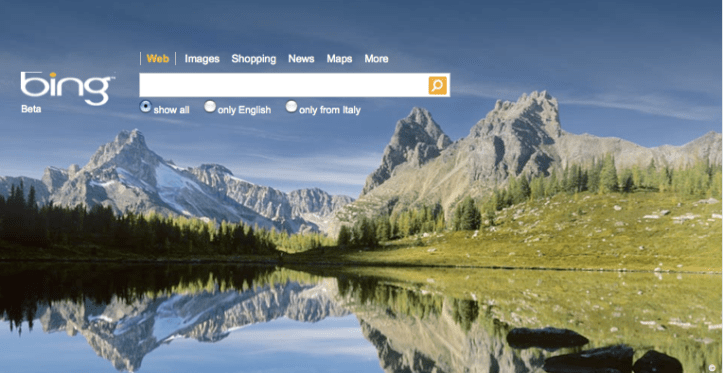 BING > 15.06.2009 > homepage