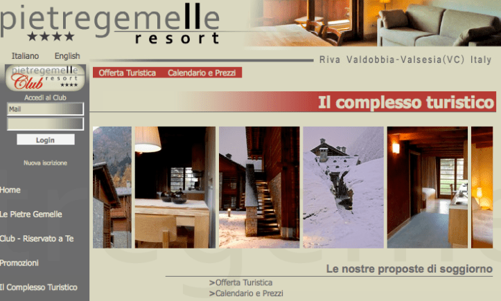 PIETRE GEMELLE > 2009 > Homepage