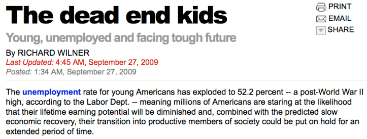 New York Post > 27.09.2009 > The dead end kids