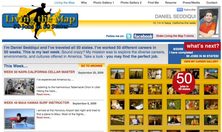 Living the Map > Homepage