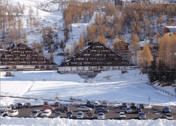 Cervinia > parcheggio delle funivie