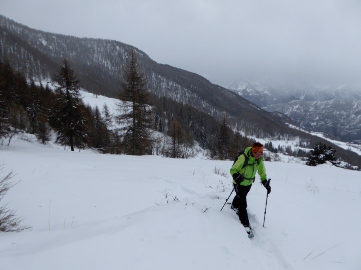 10.02.2016 sopra la Magdeleine con le ciaspole 