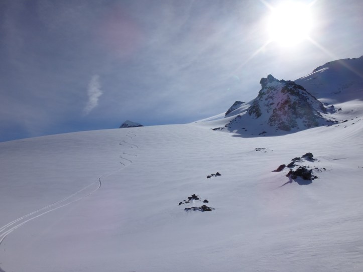 Furggletscher in basso