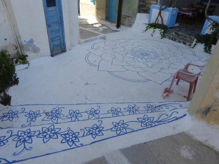 Diafani (Karpathos): nella stradina interna