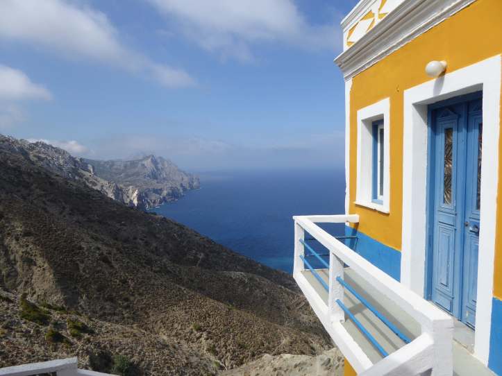 Olympos (Karpathos): casa verso sud ovest