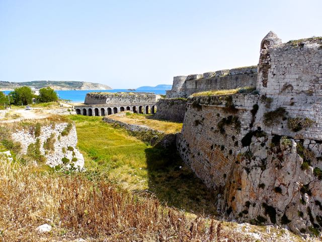 L'accesso al castello di Methoni