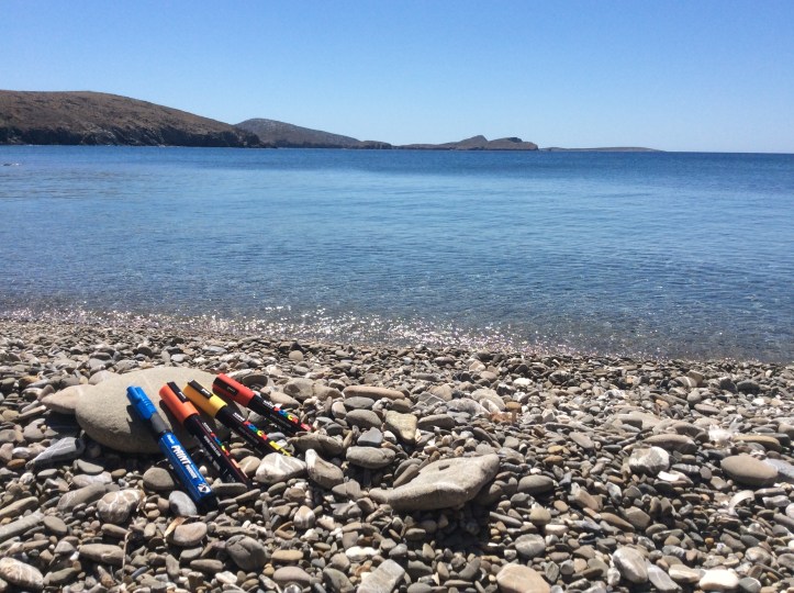 Sulla spiaggia di Plakes (Astypalea)