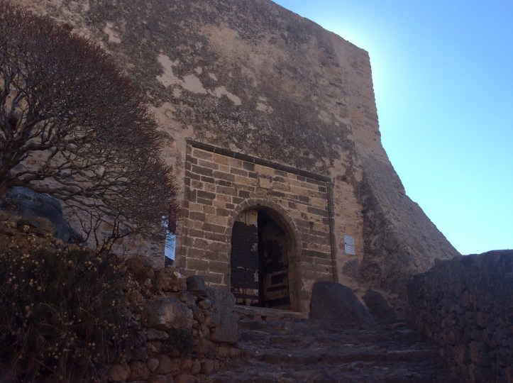 La porta di accesso alla rocca
