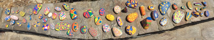 60 sassi da isole diverse...