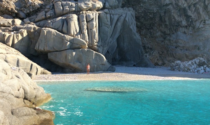 La spiaggia di Seychelles