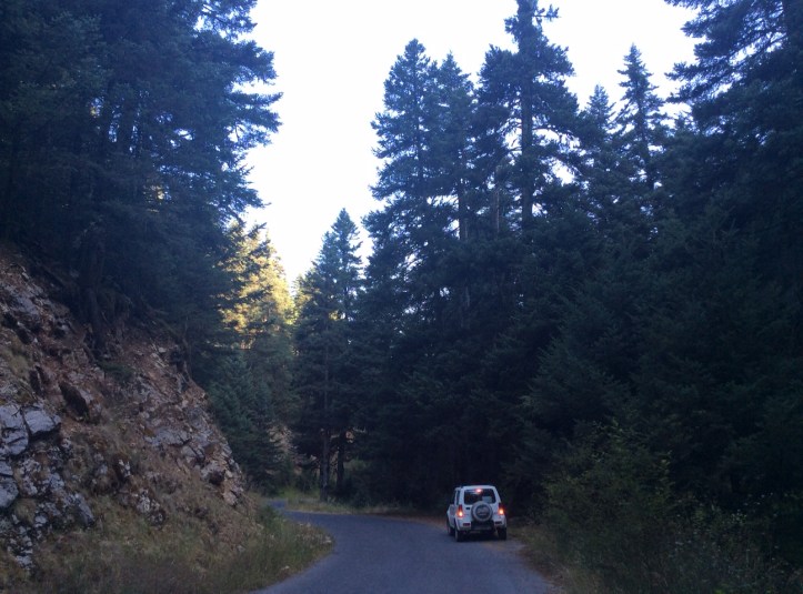 la strada per Vytina