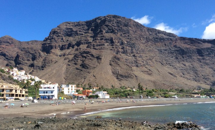 La spiaggia di Valle Gran Rey
