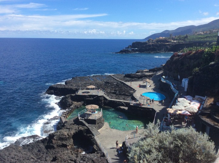 Charco Azul sulla costa nord est