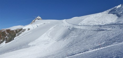 i pendii sotto il Klein Matterhorn