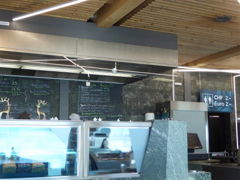 la cafeteria del Klein Matterhorn