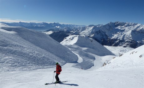 scendendo verso Salette