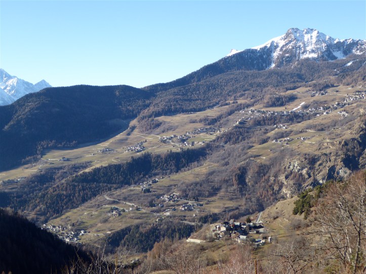 Herin dal sentiero che scende da La Magdeleine